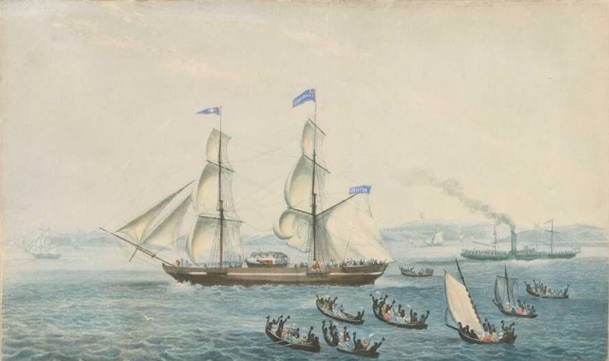 15. The Departure of the Camden, Missionary Ship